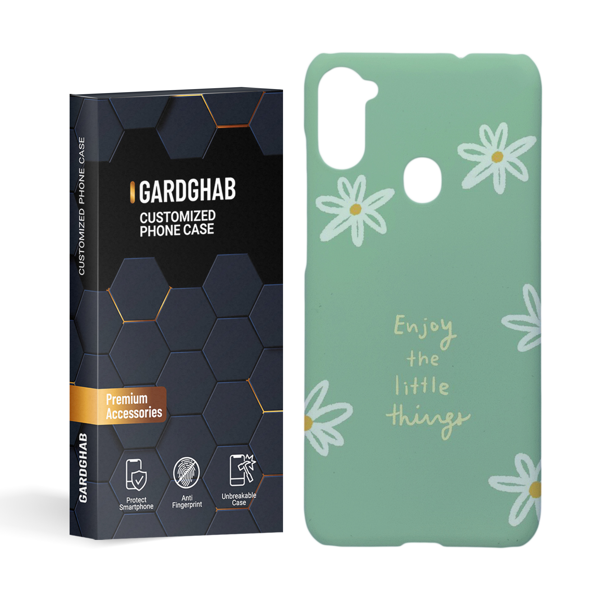    کاور گارد قاب مدل گل مناسب برای گوشی موبایل سامسونگ galaxy a11