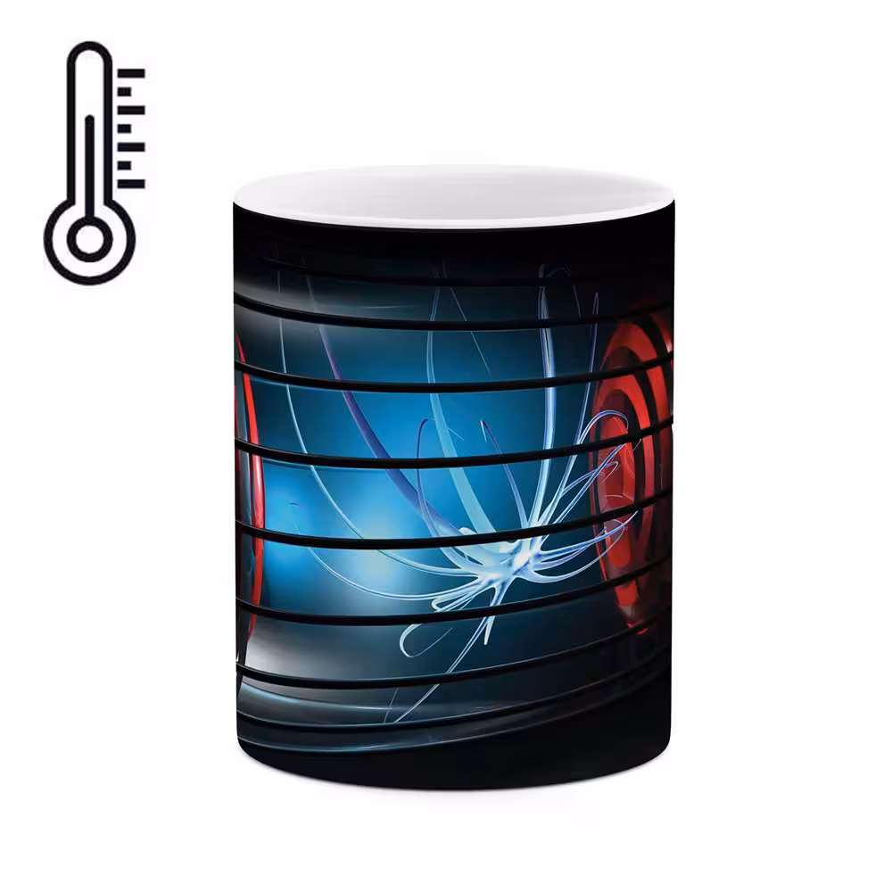 ماگ حرارتی طرح ساعت شنی مدل mgh00568