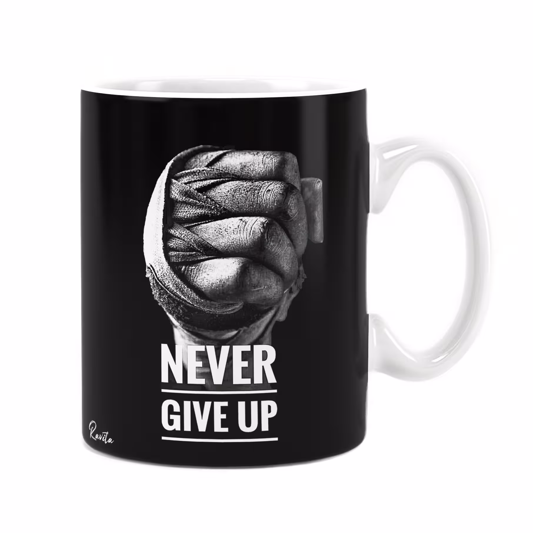 ماگ راویتا طرح هرگز تسلیم نشو - Never Give Up کد 3693