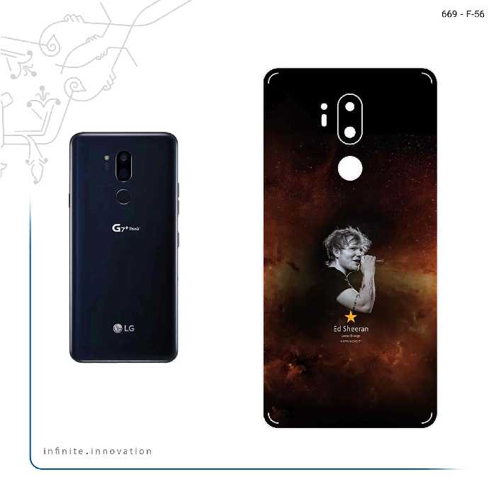 برچسب پوششی ماهوت مدل Ed Sheeran مناسب برای گوشی موبایل ال جی G7 PLUS THINQ