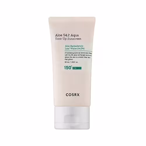 كرم ضد آفتاب روشن كننده Aloe 54.2 Aqua كوزاركس SPF50  حجم 50 ميل
