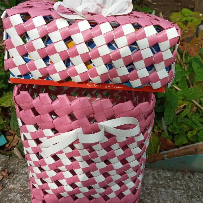 ست سطل و دستمال کاغذی (پس کرایه)