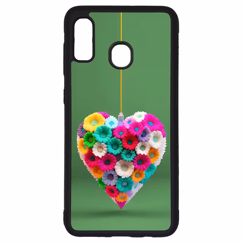 کاور طرح قلبی کد G-146 مناسب برای گوشی موبایل سامسونگ Galaxy A20 / A30 | دیجی قاب دونی