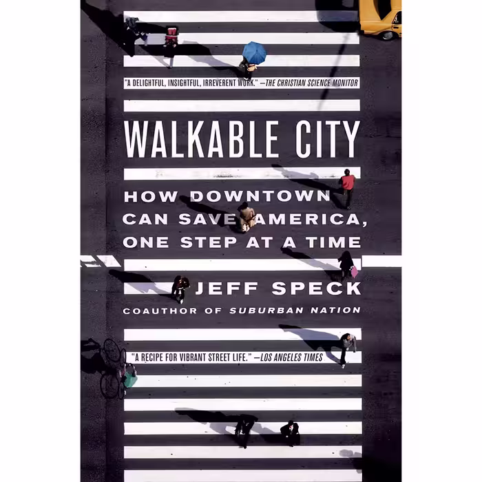کتاب WALKABLE CITY اثر Jeff Speck انتشارات North Point Press