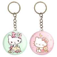 جاکلیدی خندالو مدل هلو کیتی کد 24692465 مجموعه 2 عددی