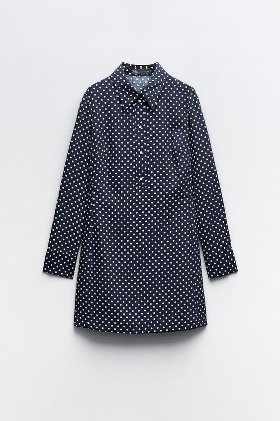 لباس کوتاه زنانه زارا SHORT POLKA DRESS | تهران زارا TehranZara