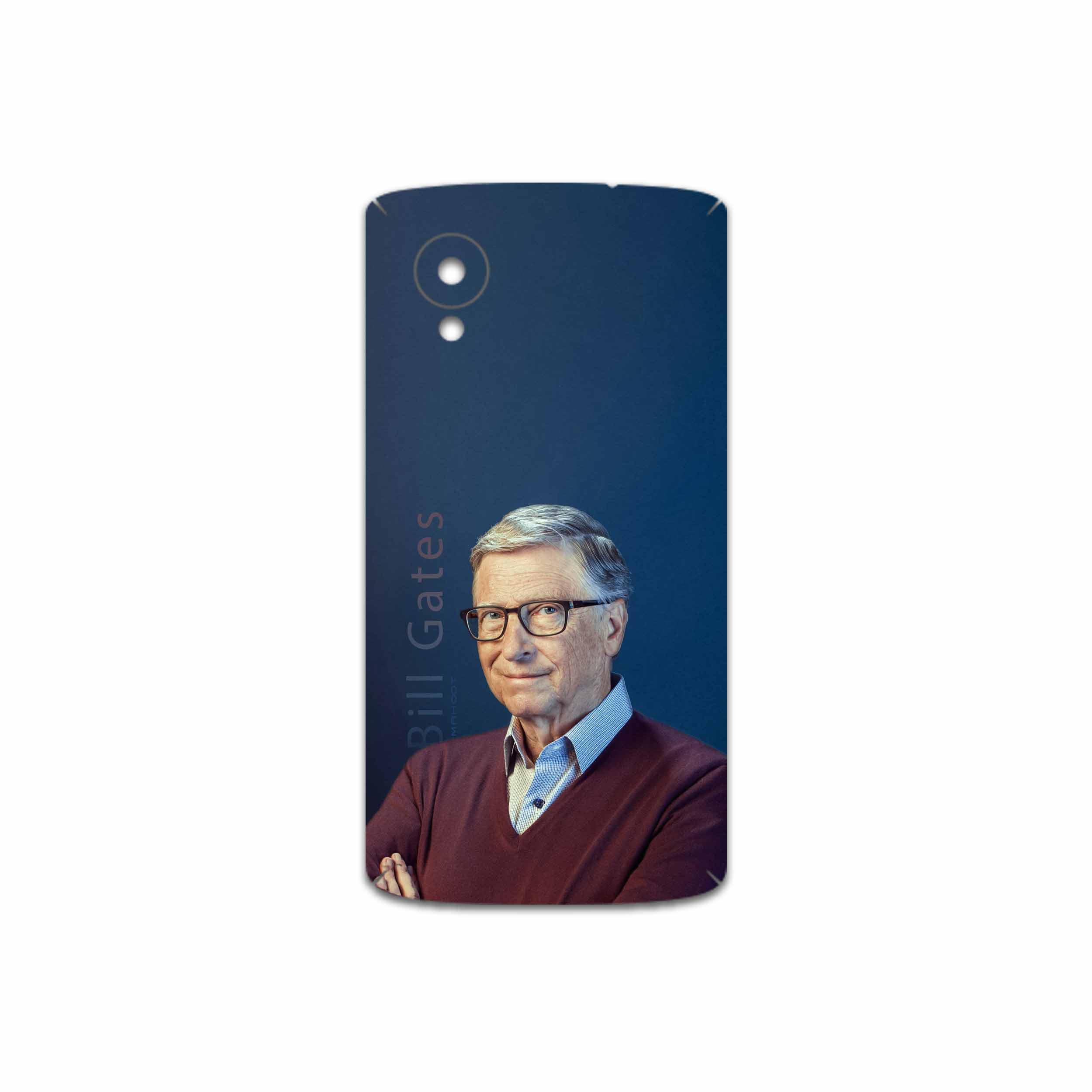 برچسب پوششی ماهوت مدل Bill Gates مناسب برای گوشی موبایل گوگل Nexus 5