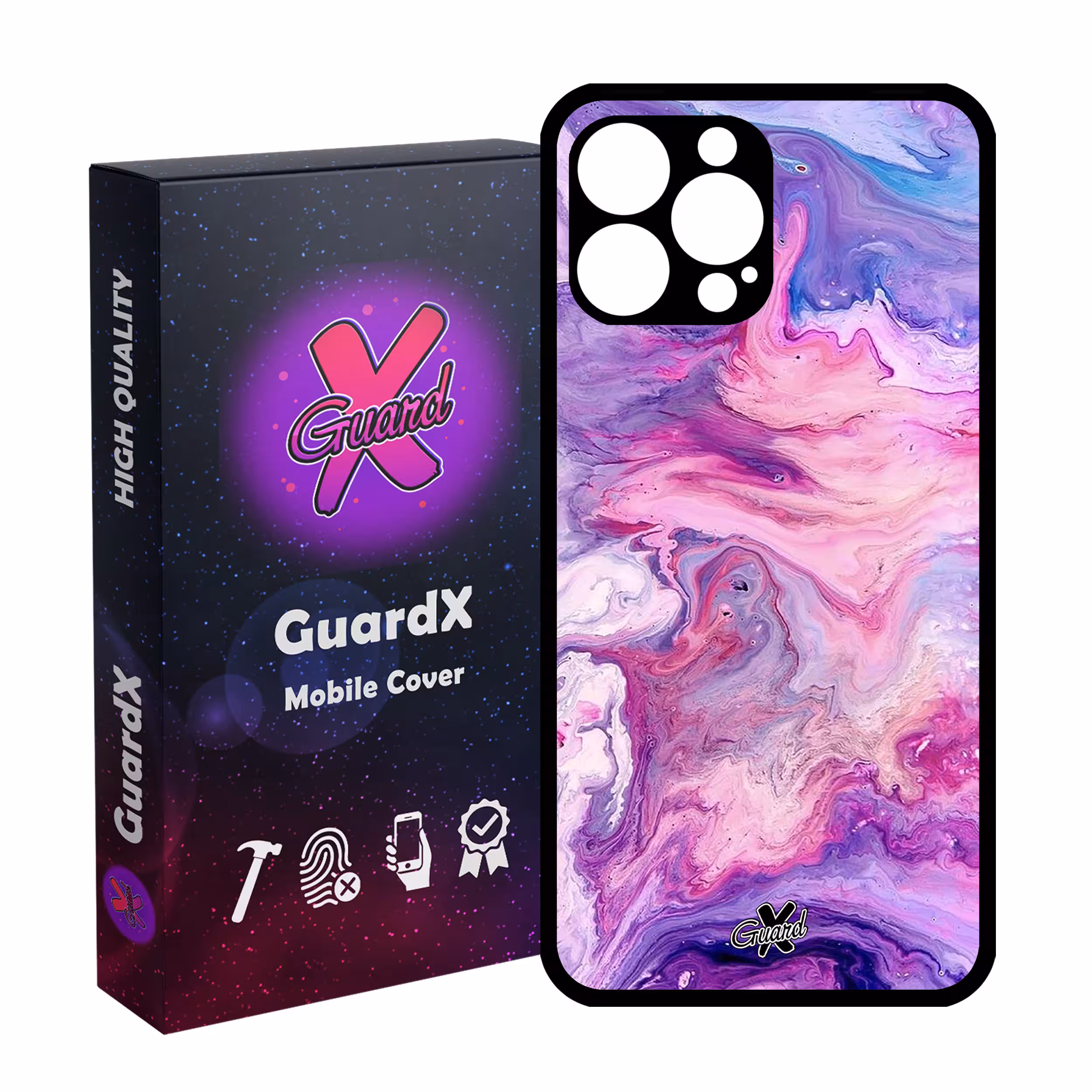 کاور گارد ایکس طرح ماربل مدل Glass10303 مناسب برای گوشی موبایل اپل iPhone 13 Pro Max