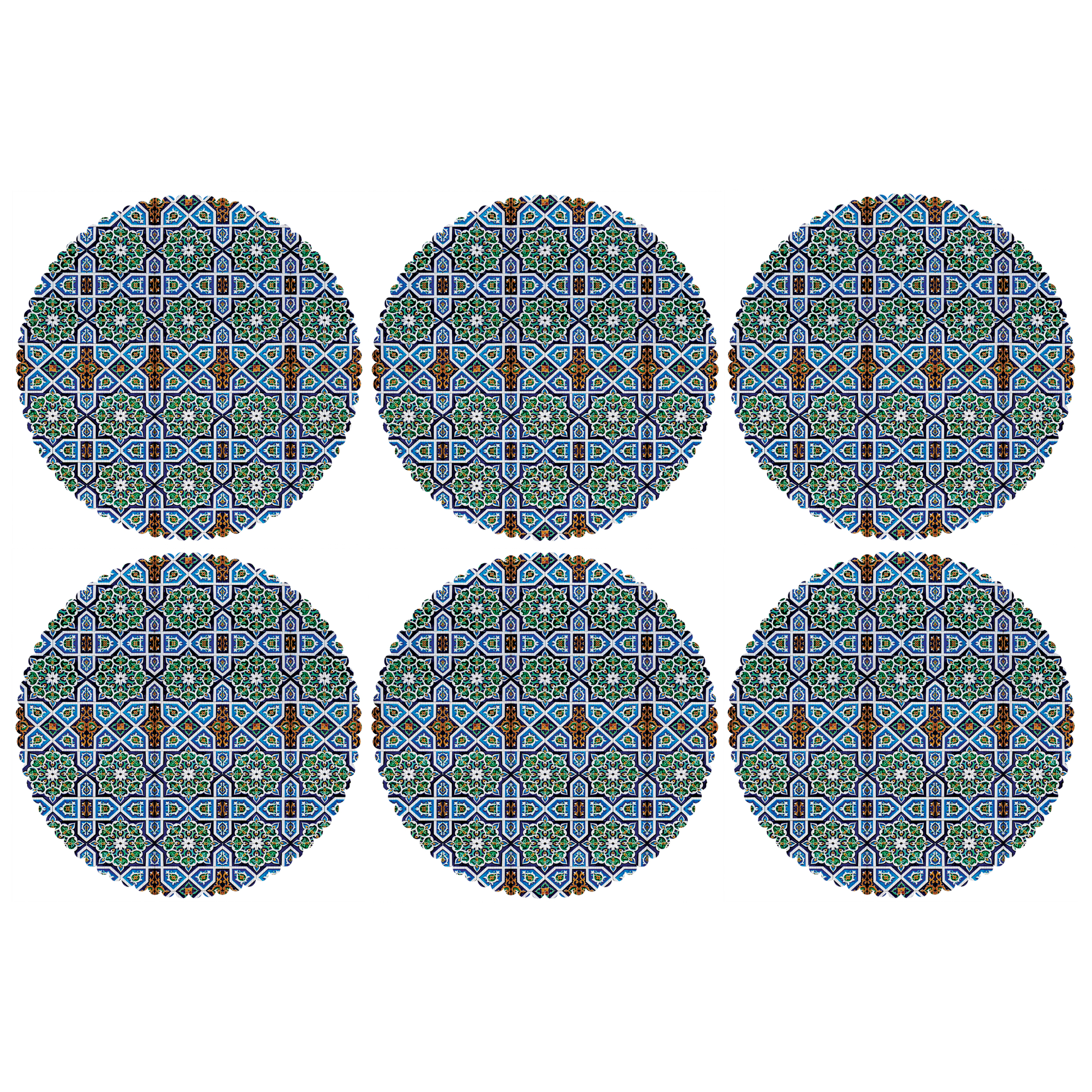 زیربشقابی مدل U2-42401 بسته 6 عددی