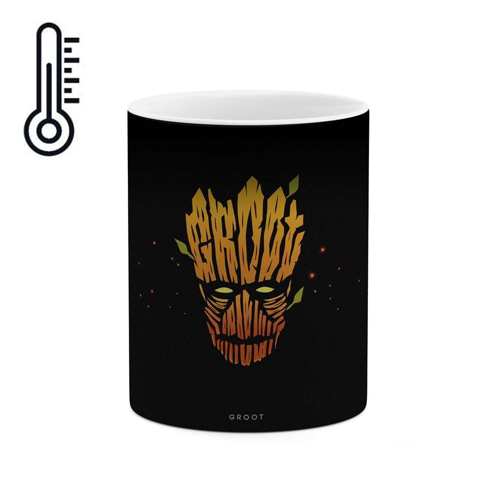 ماگ حرارتی طرح انیمیشن و فیلم The groot مدل mgph15348