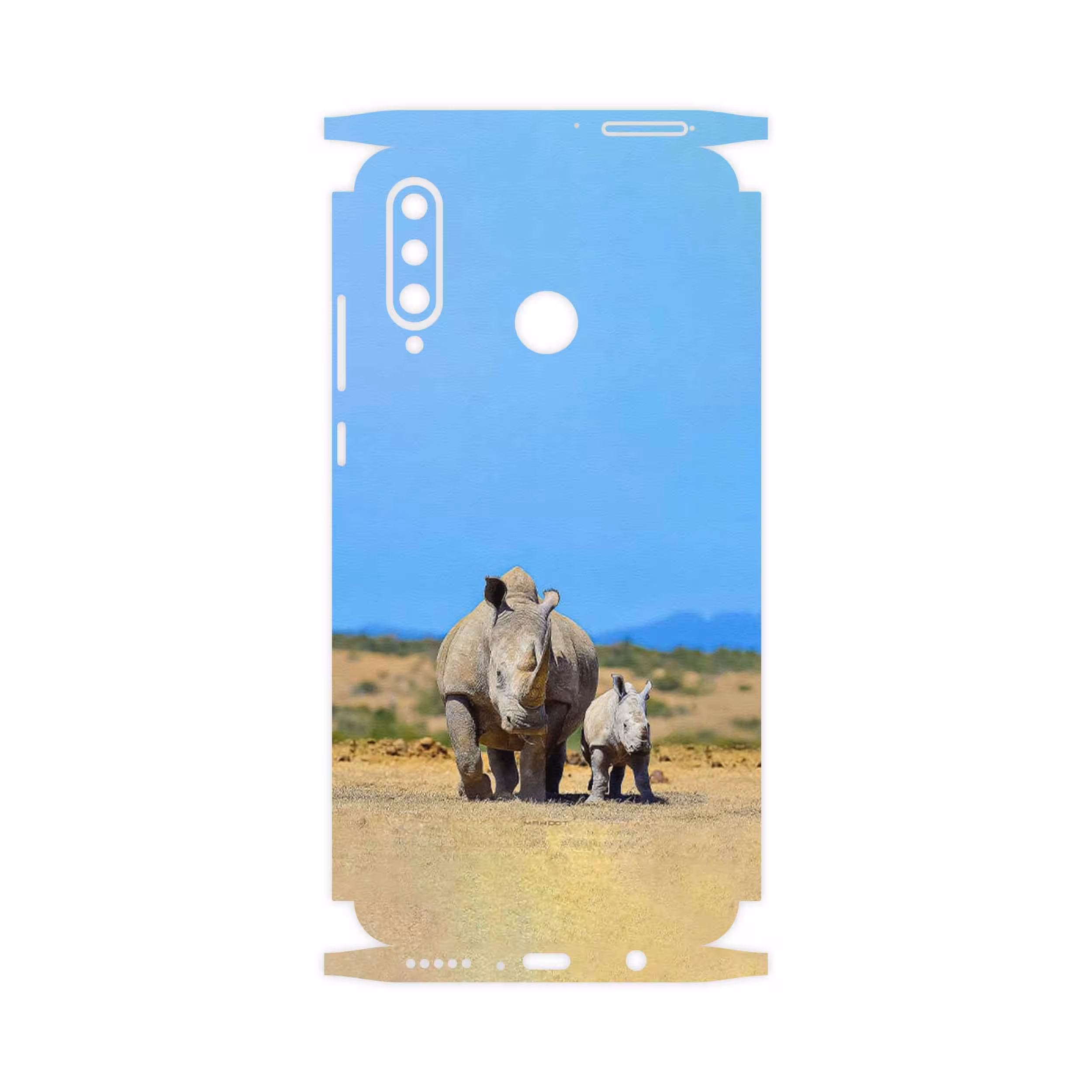 برچسب پوششی ماهوت مدل Rhino-FullSkin مناسب برای گوشی موبایل هوآوی P30 Lite (48 MP Camera)