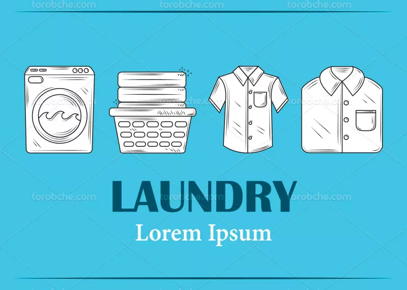 فایل وکتور لوگو خشکشویی | گرافیک با طعم تربچه