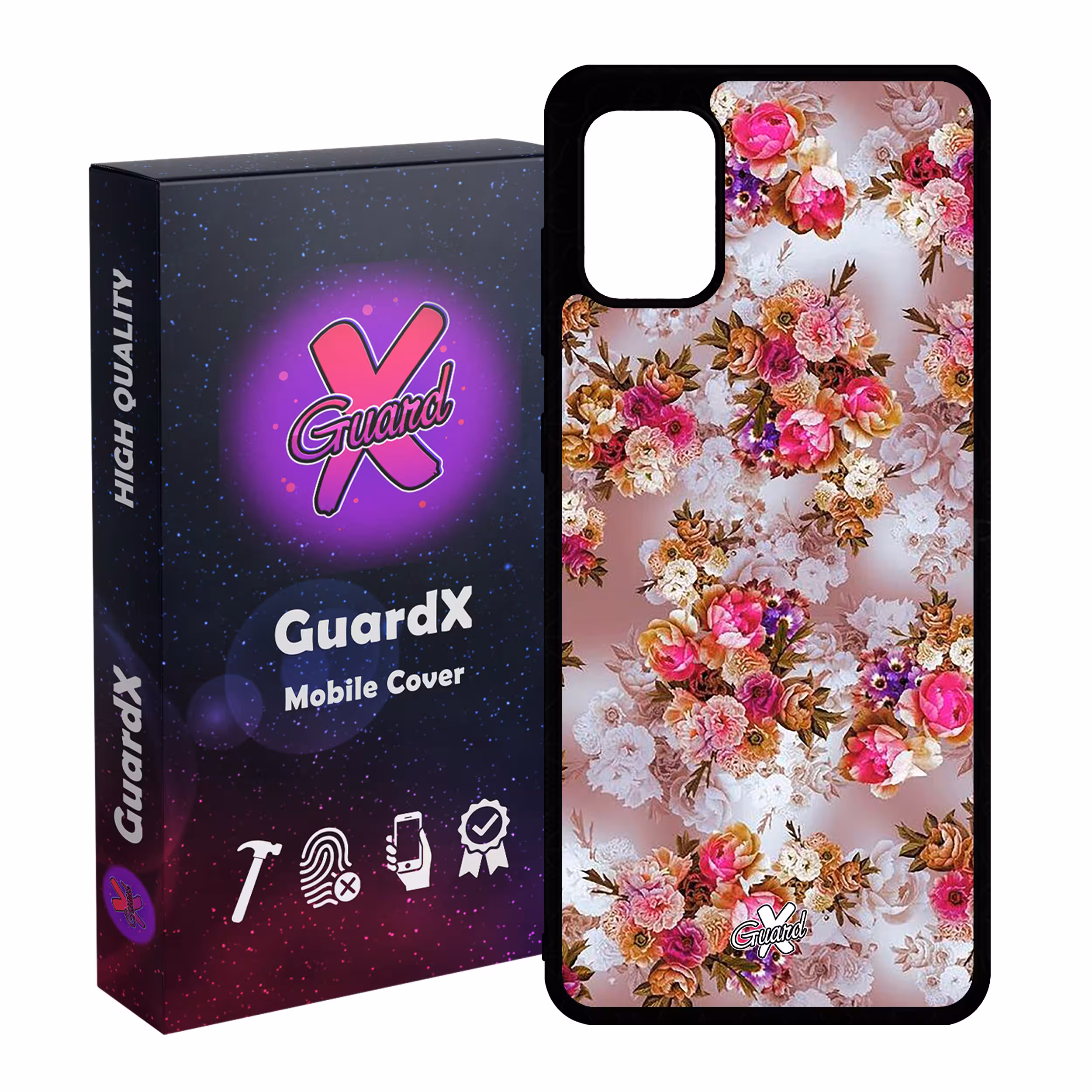 کاور گارد ایکس طرح گل مدل Glass10333 مناسب برای گوشی موبایل سامسونگ Galaxy A31