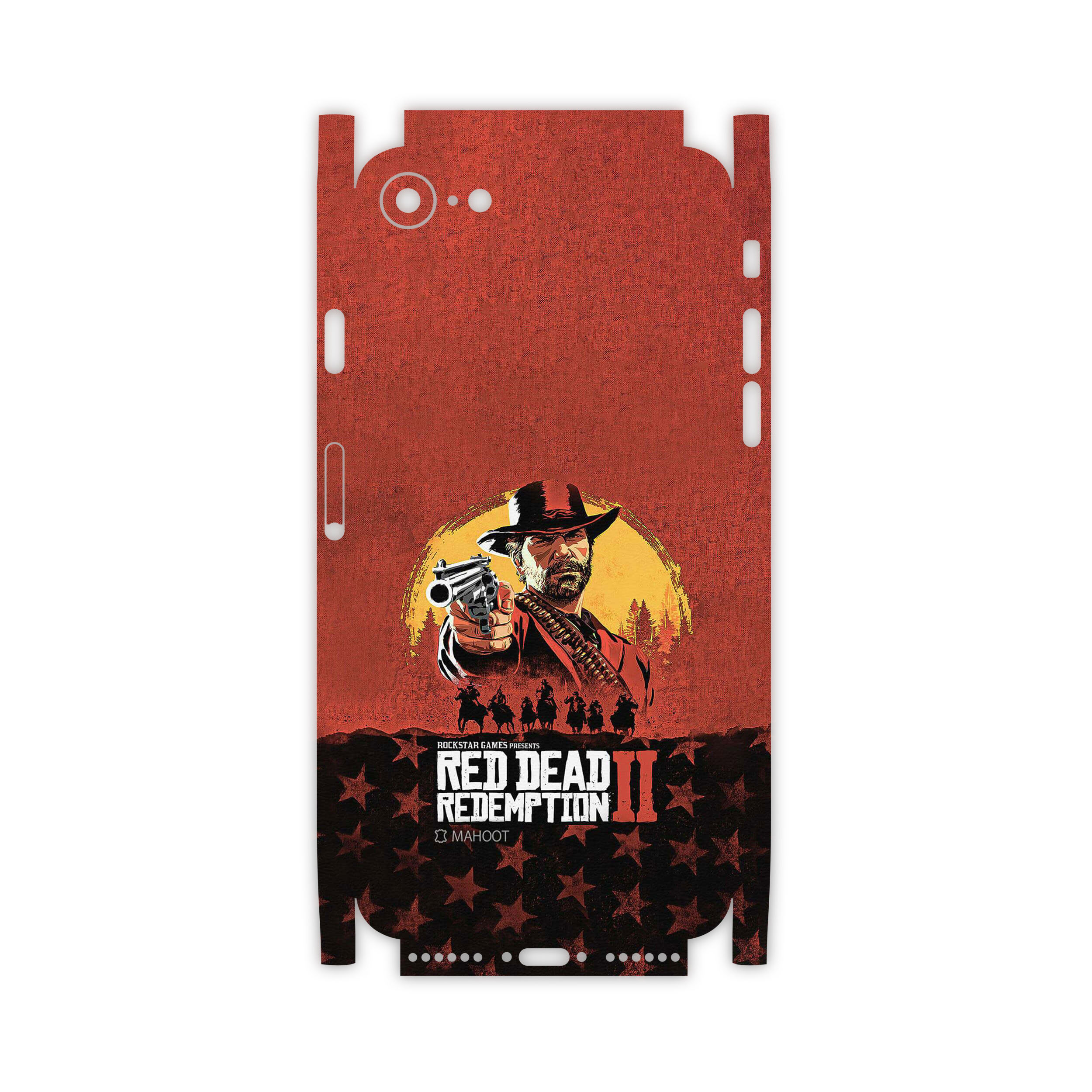 برچسب پوششی ماهوت مدل Red-Dead-Redemption-Game-FullSkin مناسب برای گوشی موبایل اپل iPhone 8