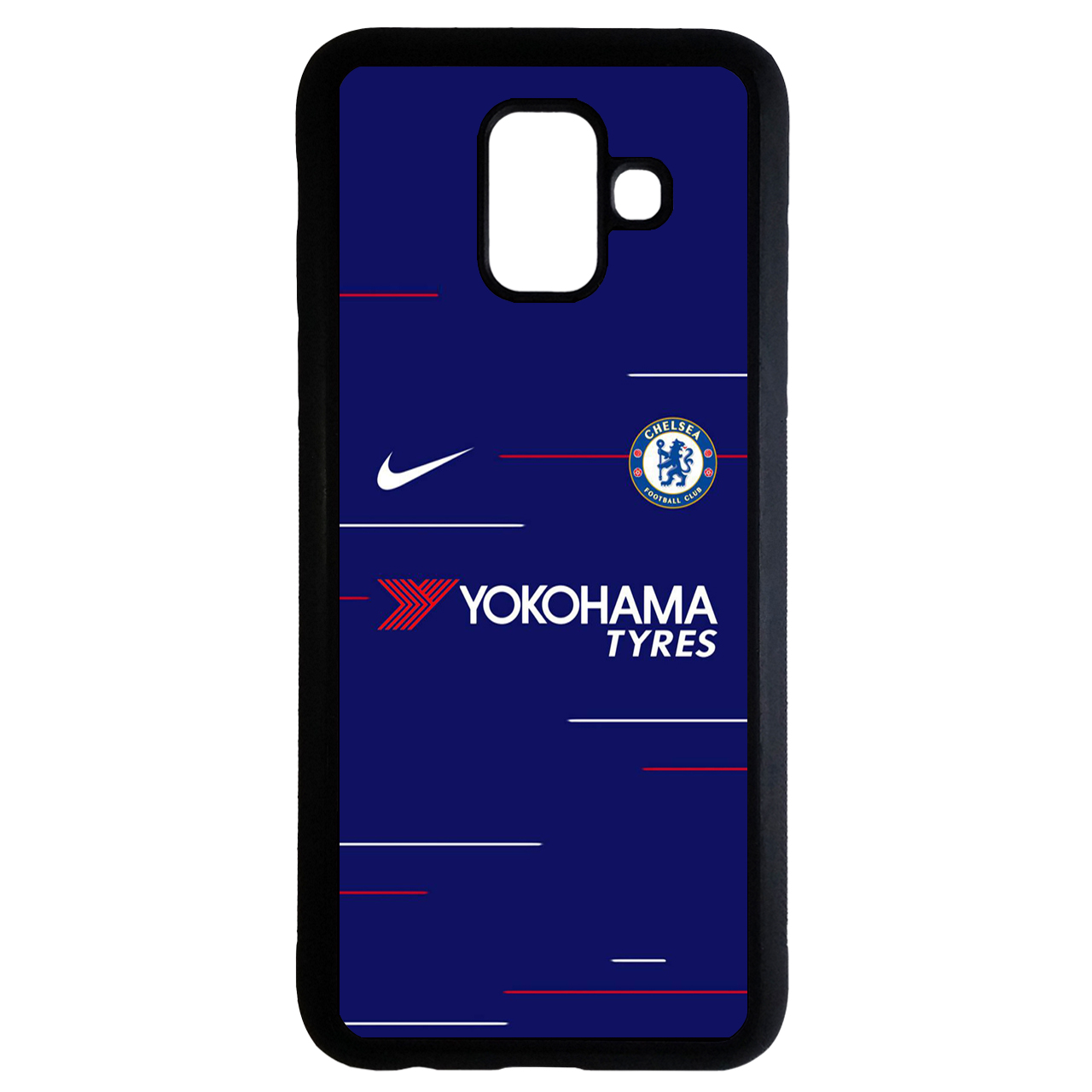 کاور طرح لباس تیم چلسی کد 1105340 مناسب برای گوشی موبایل سامسونگ galaxy a6 plus 2018