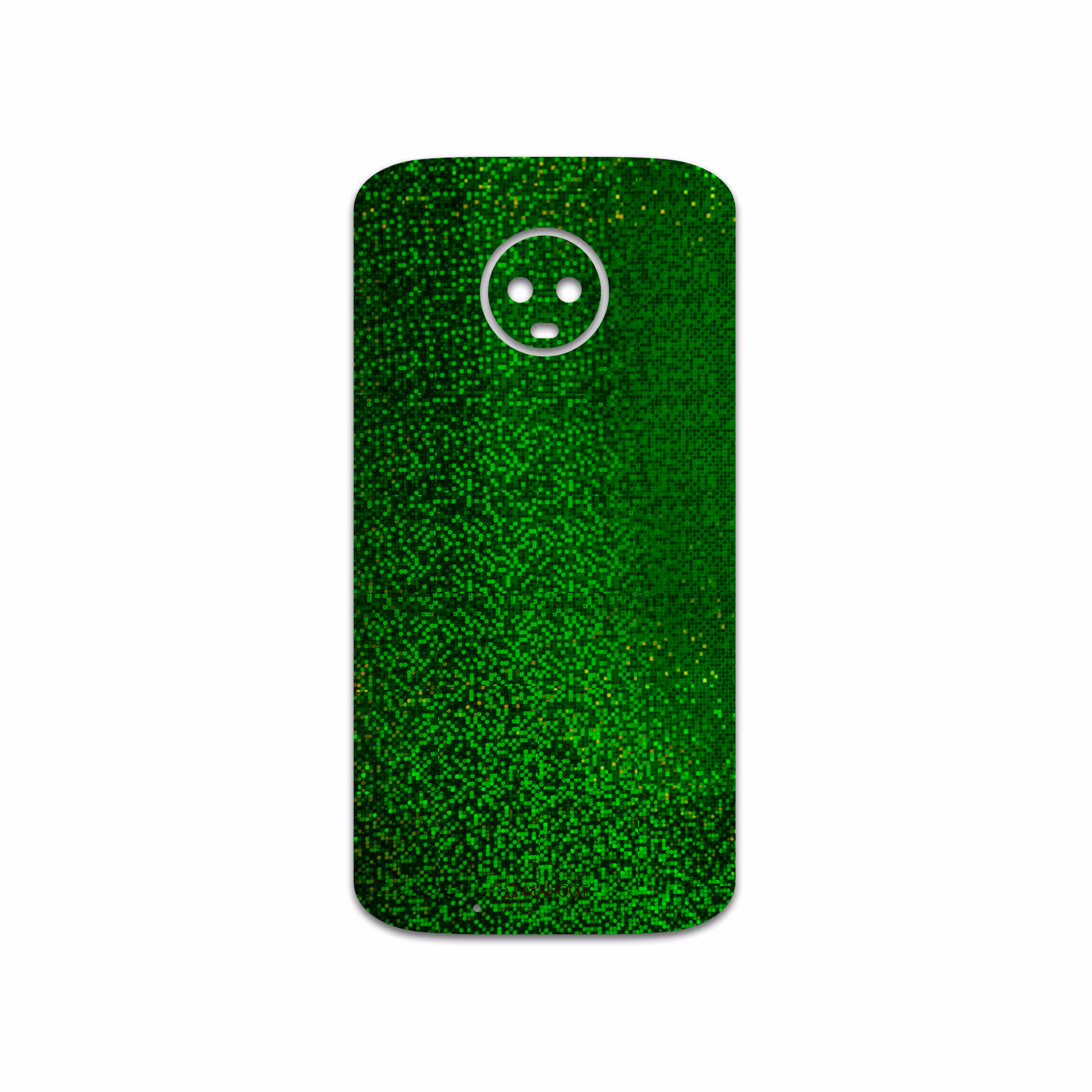 برچسب پوششی ماهوت مدل Green-Holographic مناسب برای گوشی موبایل موتورولا Moto G6