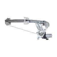 دستگاه شیشه بالابر 206 عقب چپ برقی IPNC