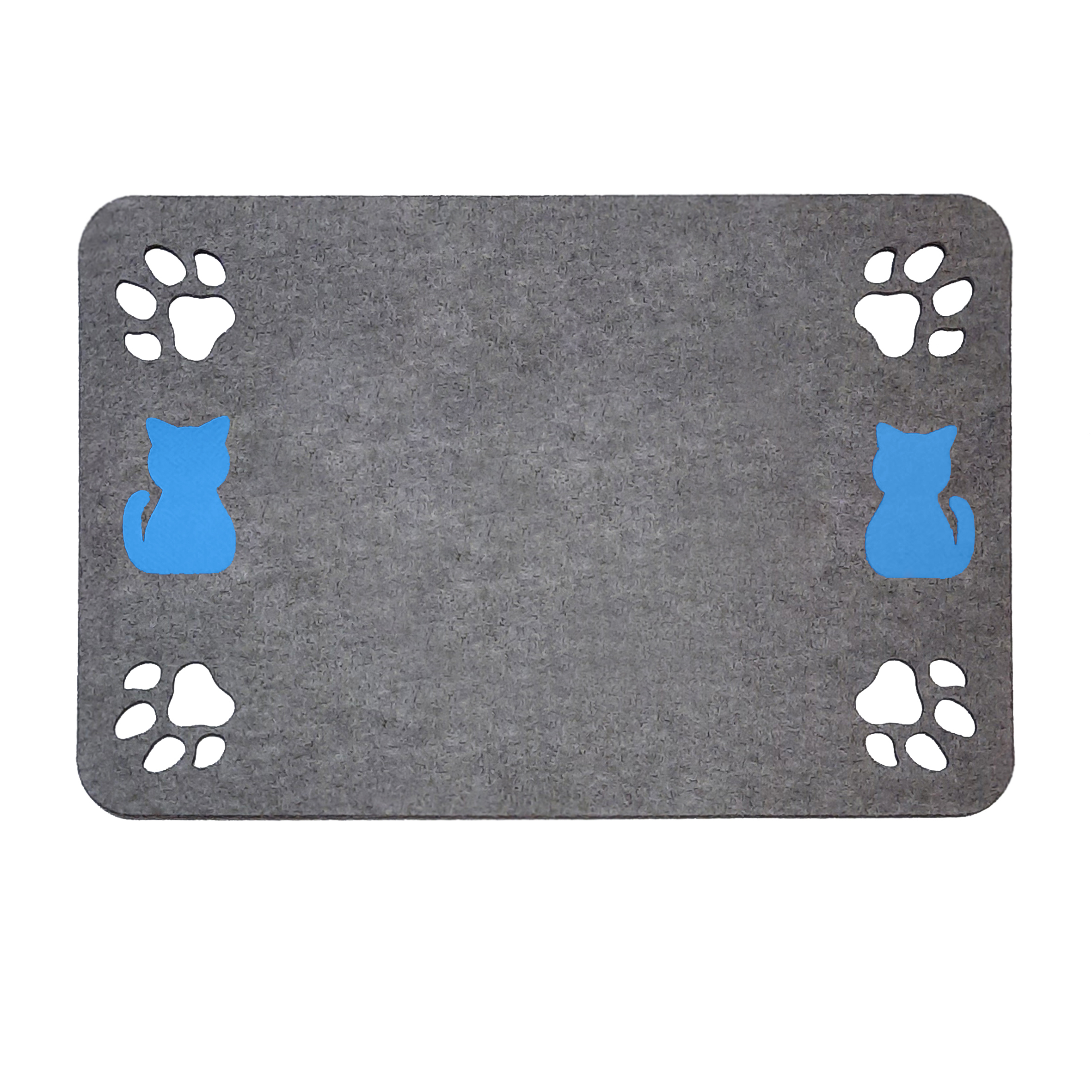 زیرانداز ظرف آب و غذای سگ و گربه مدل lpr