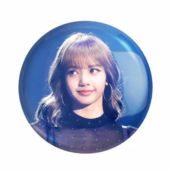 پیکسل خندالو مدل لیسا بلک پینک  کد 14266