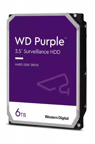 قیمت هارد اینترنال 6 ترابایت WD مدل Purple Surveillance WD64PURZ