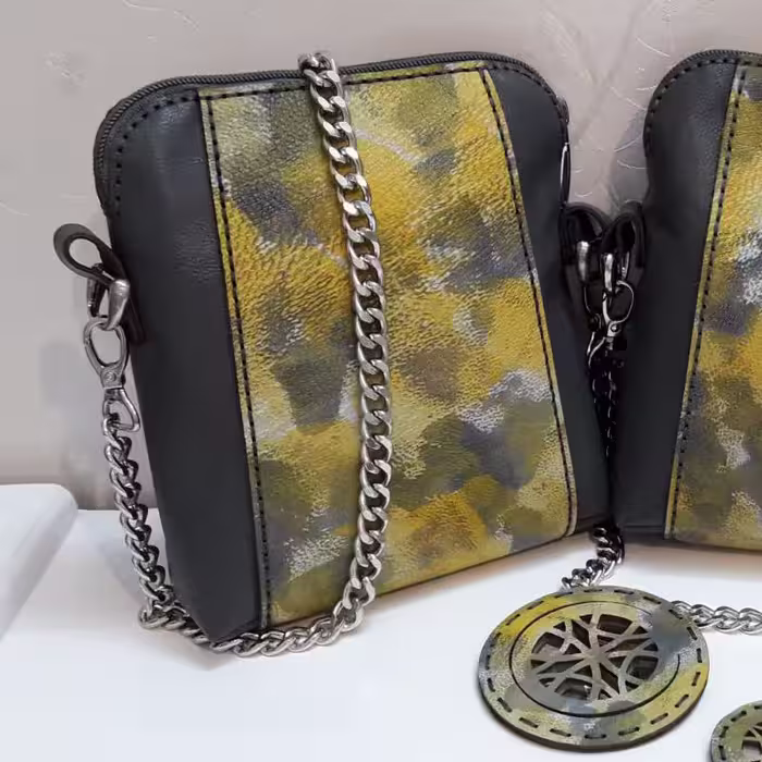کیف چرمی دخترانه چرم طبیعی بزی قابل اجرا با رنگ دلخواه 