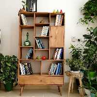 کتابخونه چوبی، تمام چوب، 90در170