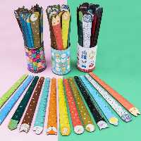 خط کش چوبی حیوانات 15 سانت