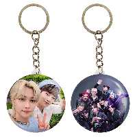 جاکلیدی خندالو مدل آی ان و فلیکس گروه استری کیدز Stary Kids کد 1690016889 مجموعه 2 عددی