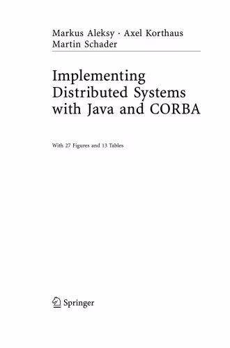 خرید و دانلود نسخه کامل کتاب Implementing distributed systems with Java and CORBA