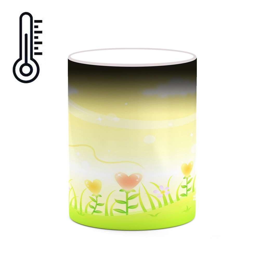 ماگ حرارتی کاکتی طرح دنیای فانتزی مدل mgh18602