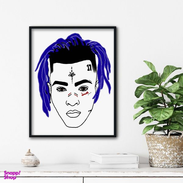 تابلو آتریسا طرح تنتاسیون xxxtentasion مدل ATt008