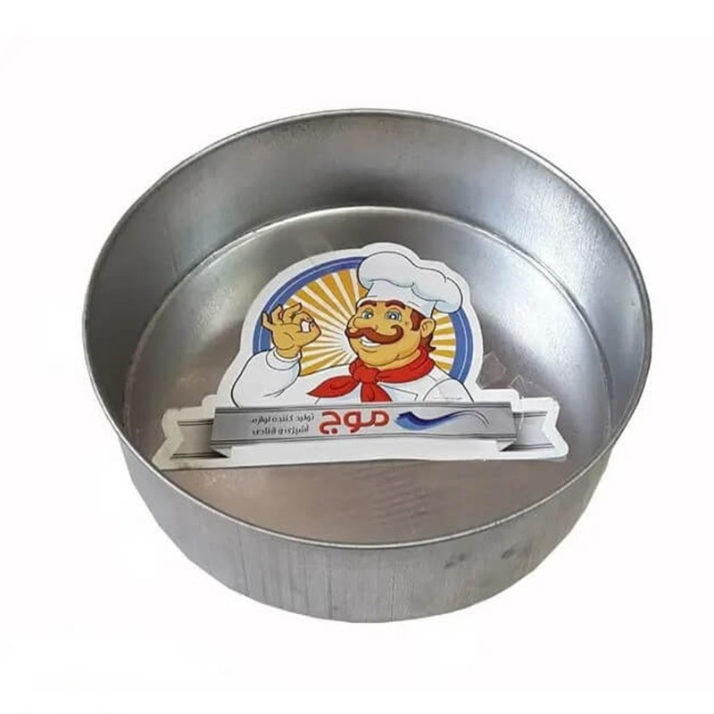 قالب کیک موج فلزی مدلBSP0416طول23عرض23ارتفاع9