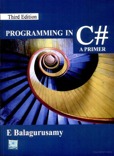 خرید و دانلود نسخه کامل کتاب Programming in C# A Primer
