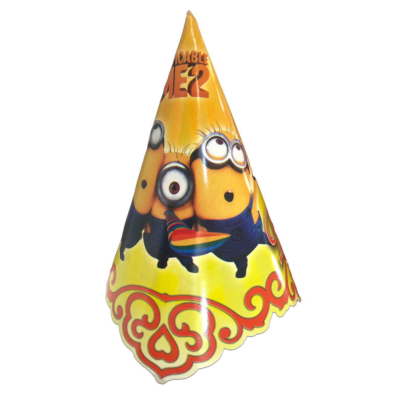 کلاه تولد مسترتم طرح مینیونها بسته 10 عددی