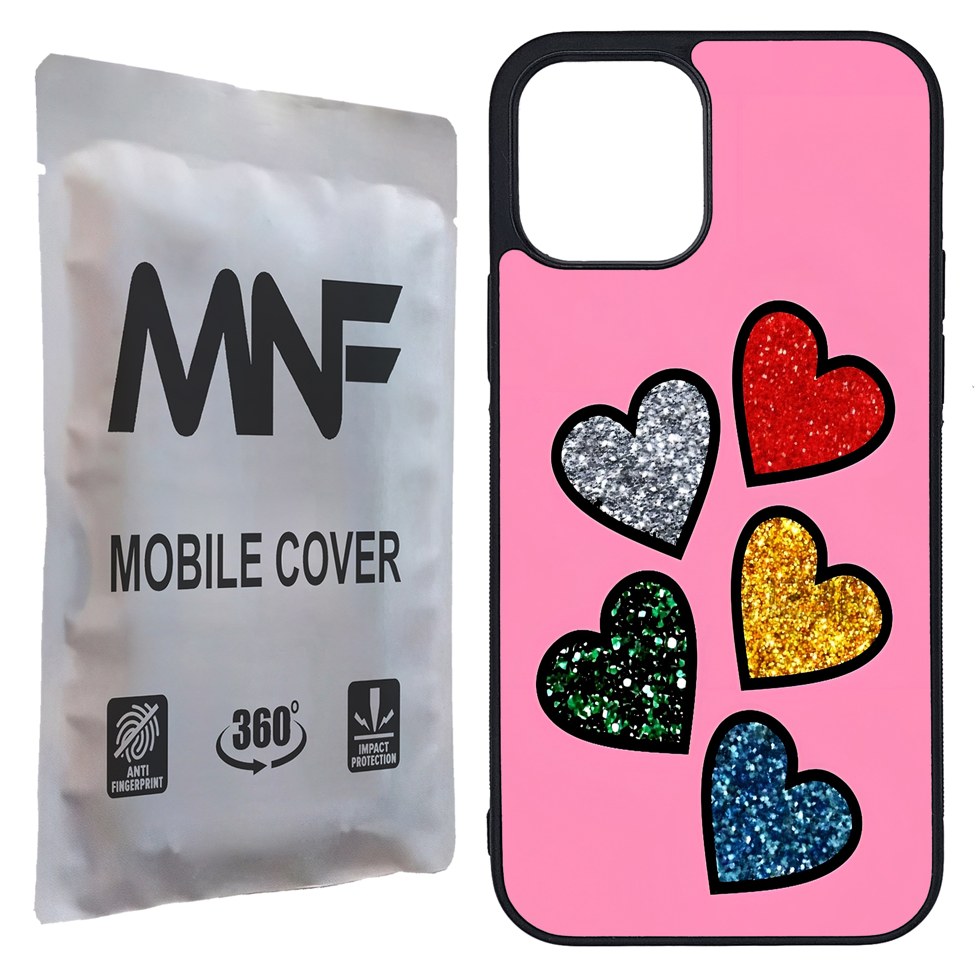 کاور ام ان اف طرح قلبی فانتزی کد P-040 مناسب برای گوشی موبایل اپل iPhone 12