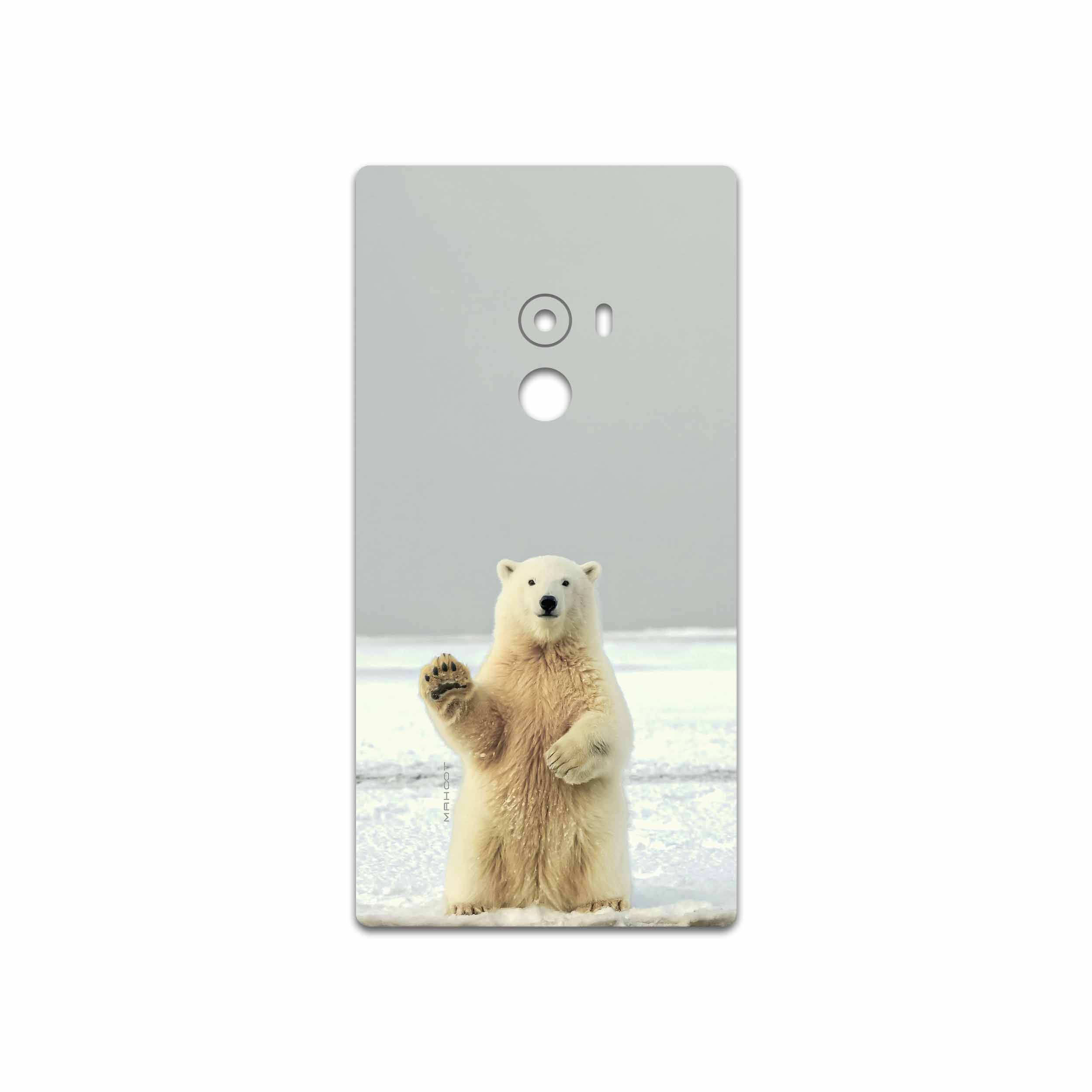 برچسب پوششی ماهوت مدل Polar bear مناسب برای گوشی موبایل شیائومی Mi Mix