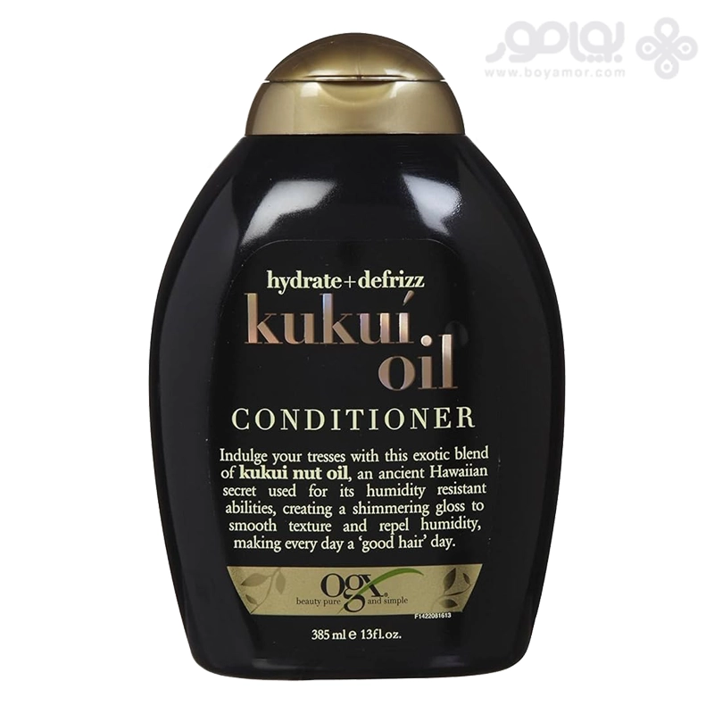 نرم کننده آبرسان او جی ایکس مدل KUKUI OIL حجم 385 میل