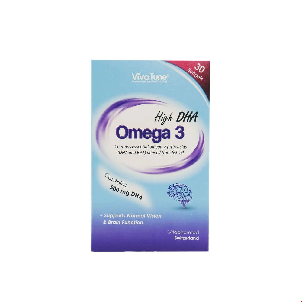 سافت ژل امگا 3 دی اچ ای بالا ویواتیون 30 عددی