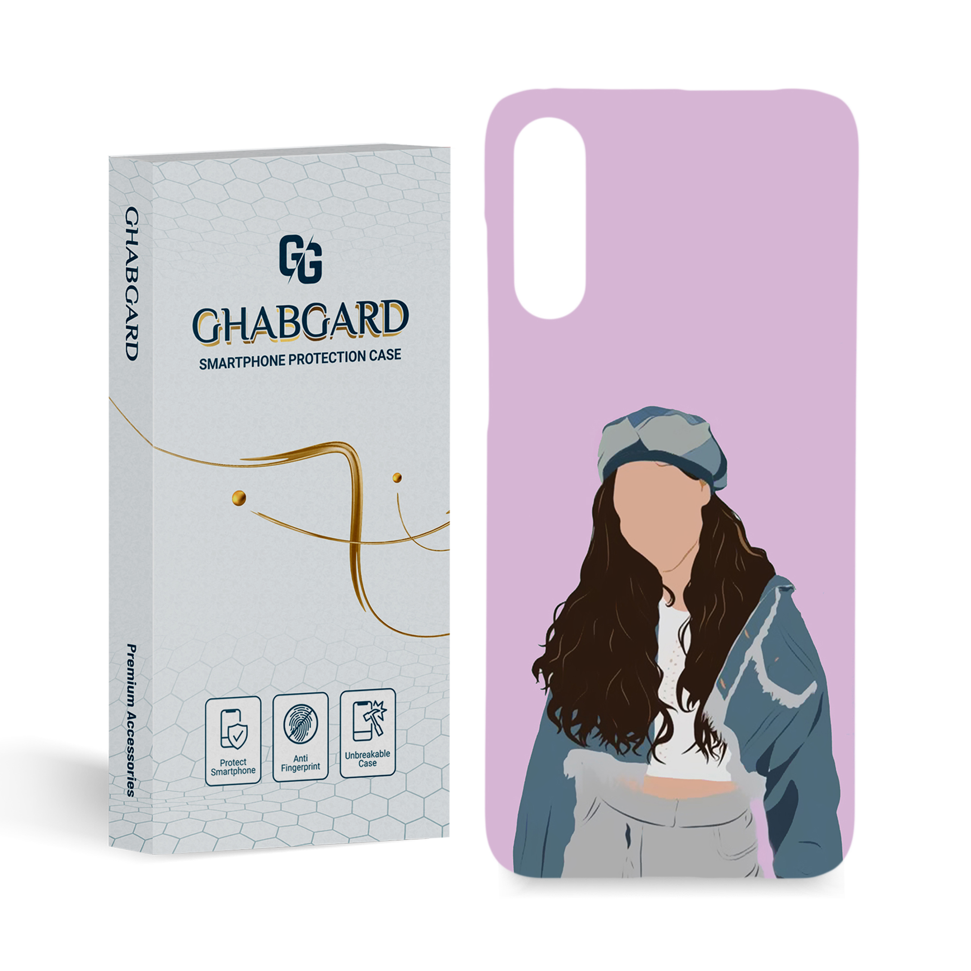 کاور قاب گارد مدل زنانه دخترانه مناسب برای گوشی موبایل سامسونگ Galaxy A70