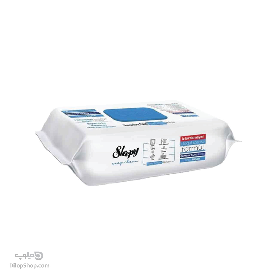 دستمال مرطوب همه کاره اسلیپی حاوی مواد سفید کننده