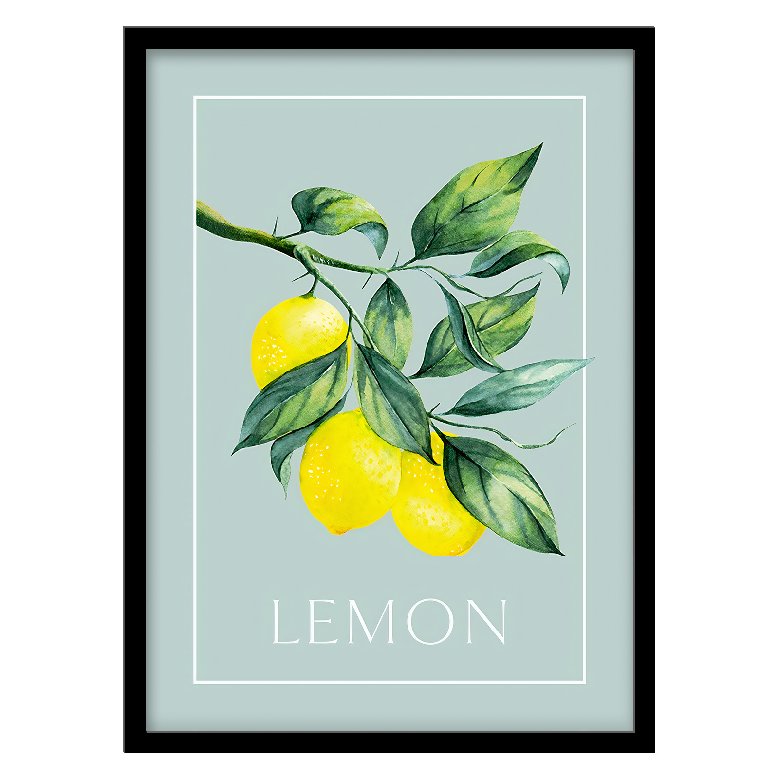 تابلو فورنیمو مدل شاخه درخت لیمو مینیمال کد 05111B