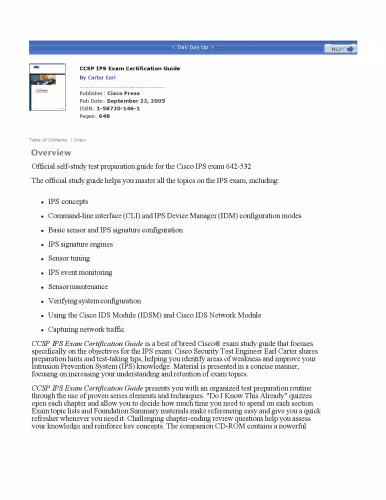 خرید و دانلود نسخه کامل کتاب CCSP IPS Exam Certification Guide
