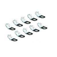 سازه رباتیک مدل نبشی 1 سوراخ 45 درجه فلزی رنگی بسته 10 عددی