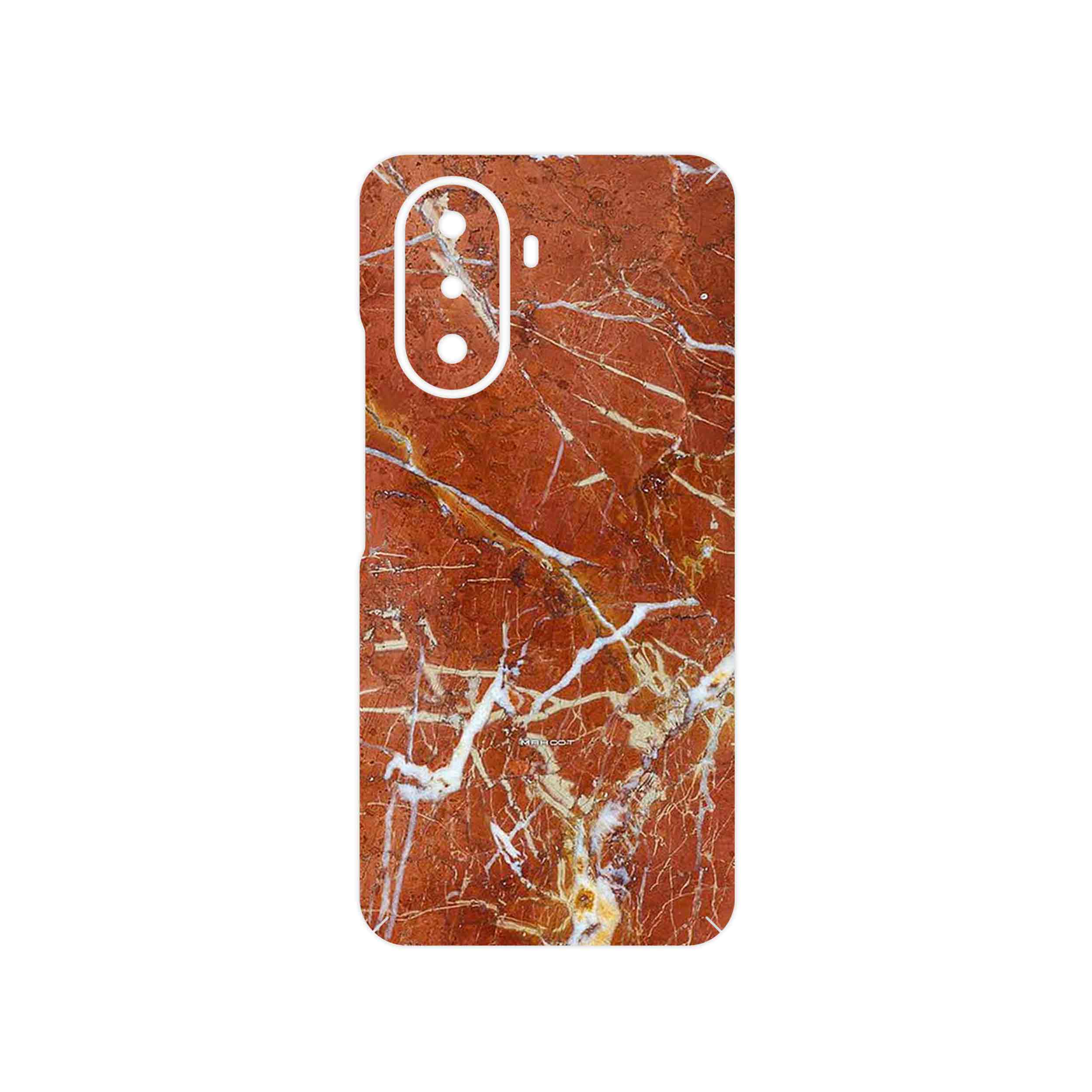 برچسب پوششی ماهوت مدل Red Marble مناسب برای گوشی موبایل هوآوی Nova Y70 Plus