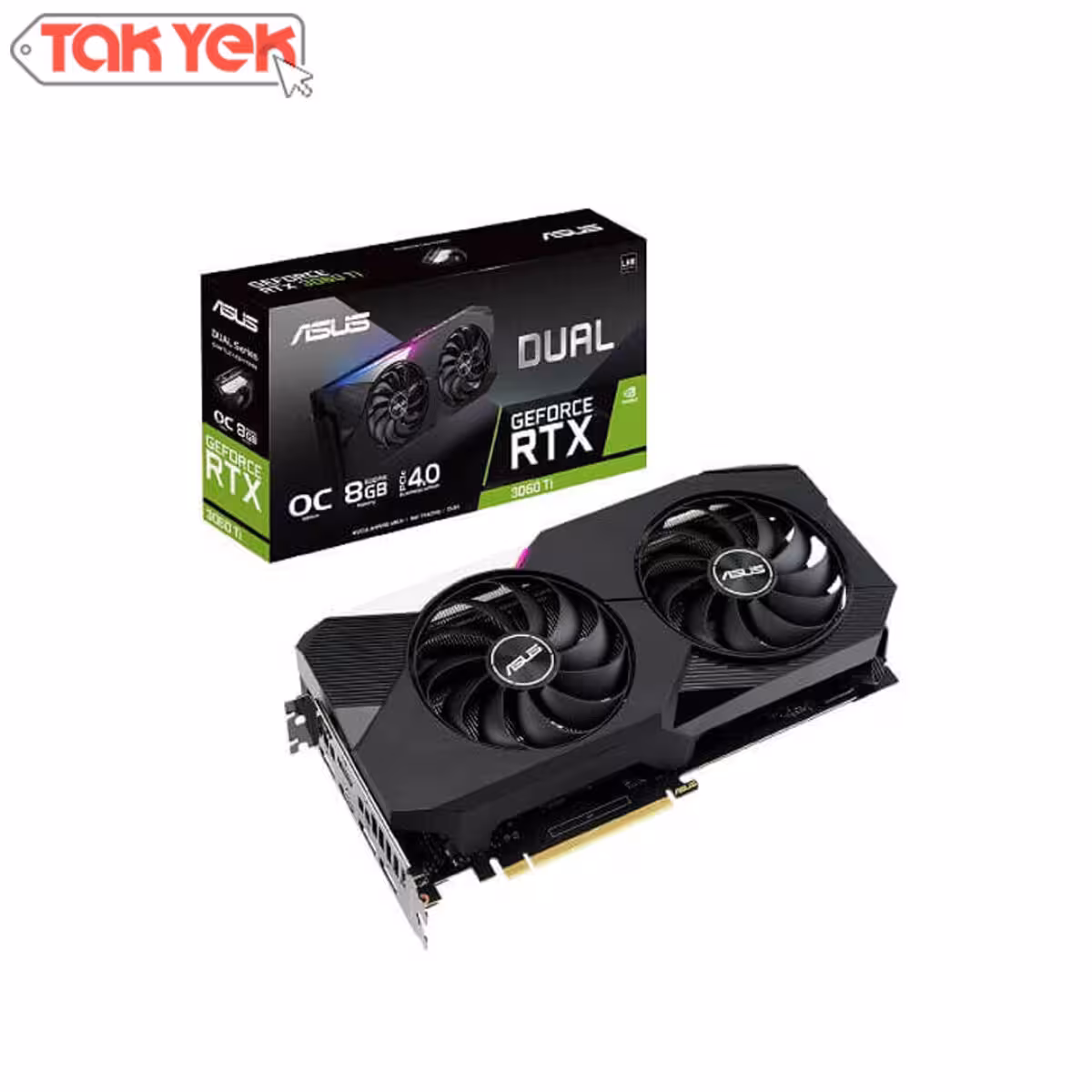 کارت گرافیک ایسوس Asus RTX 3060 Ti Dual O8G V2