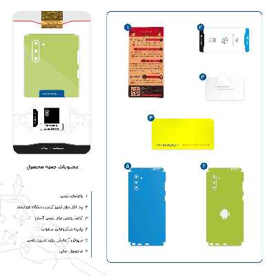 برچسب پوششی ماهوت مدل Andorid-FullSkin مناسب برای گوشی موبایل سامسونگ Galaxy Note 10