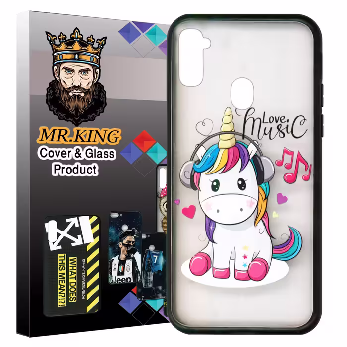 کاور مستر کینگ طرح UNICORN کد 4242 مناسب برای گوشی موبایل سامسونگ Galaxy A11
