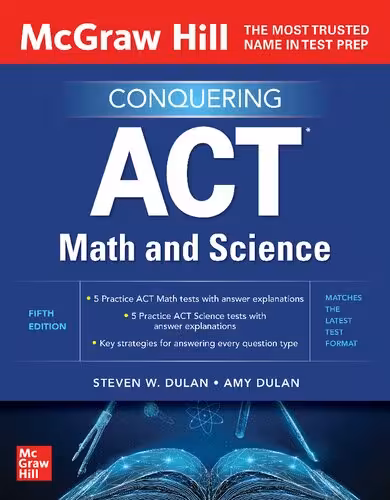 خرید و دانلود نسخه کامل کتاب McGraw Hill Conquering ACT Math and Science