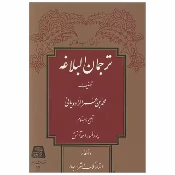 کتاب ترجمان البلاغه اثر احمد آتش