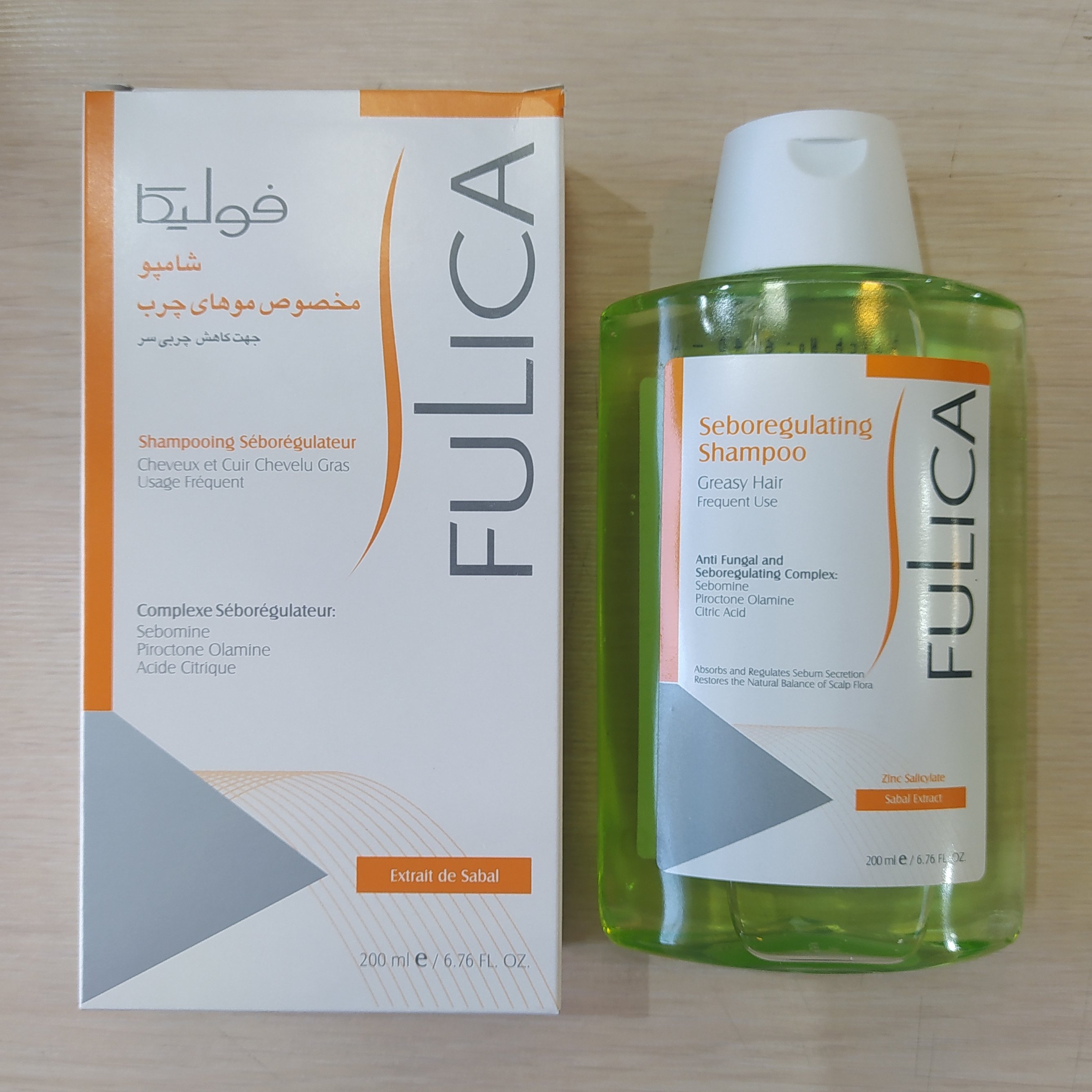 شامپو فولیکا مخصوص موهای چرب